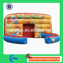 inflatable clown bouncer performance hall clown cube for sale